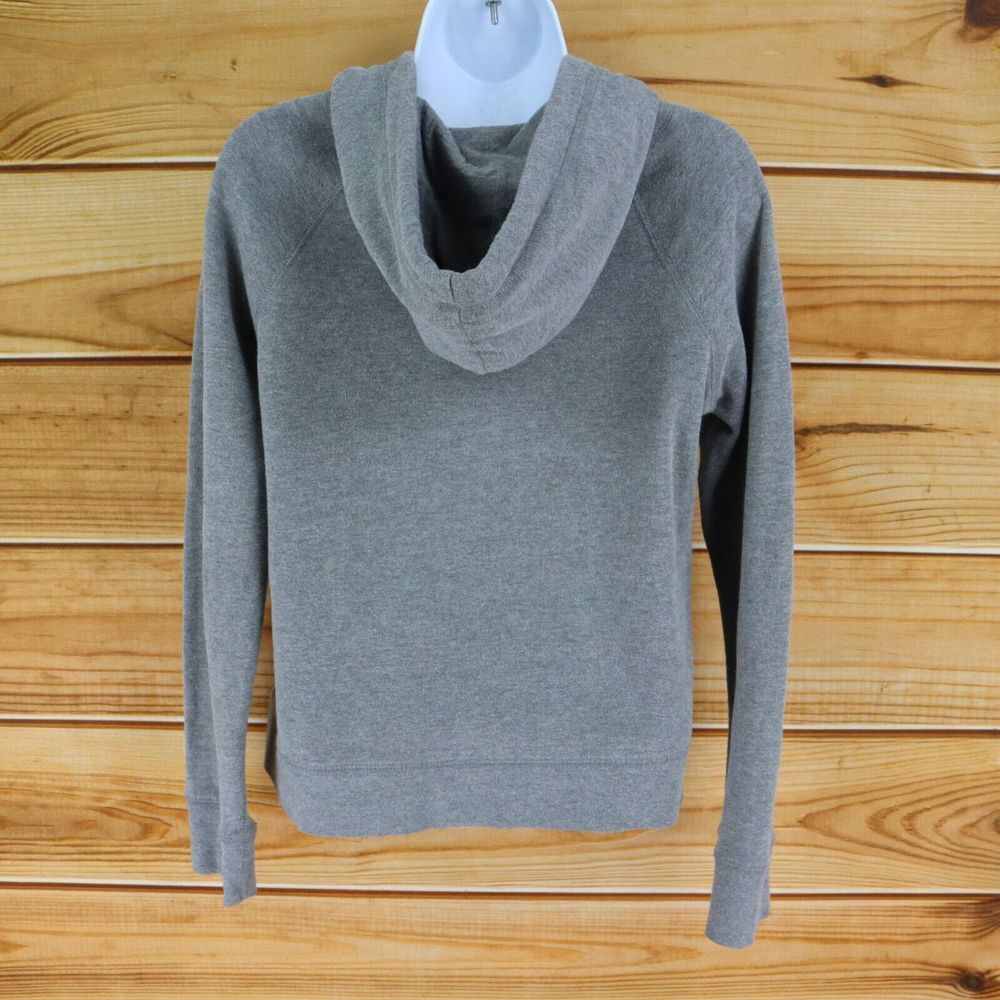 Aeropostale "NYC" Full Zip Hoodie Jacket Fleece-Lined Womens M 19 Gray Pockets - Picture 2 of 8